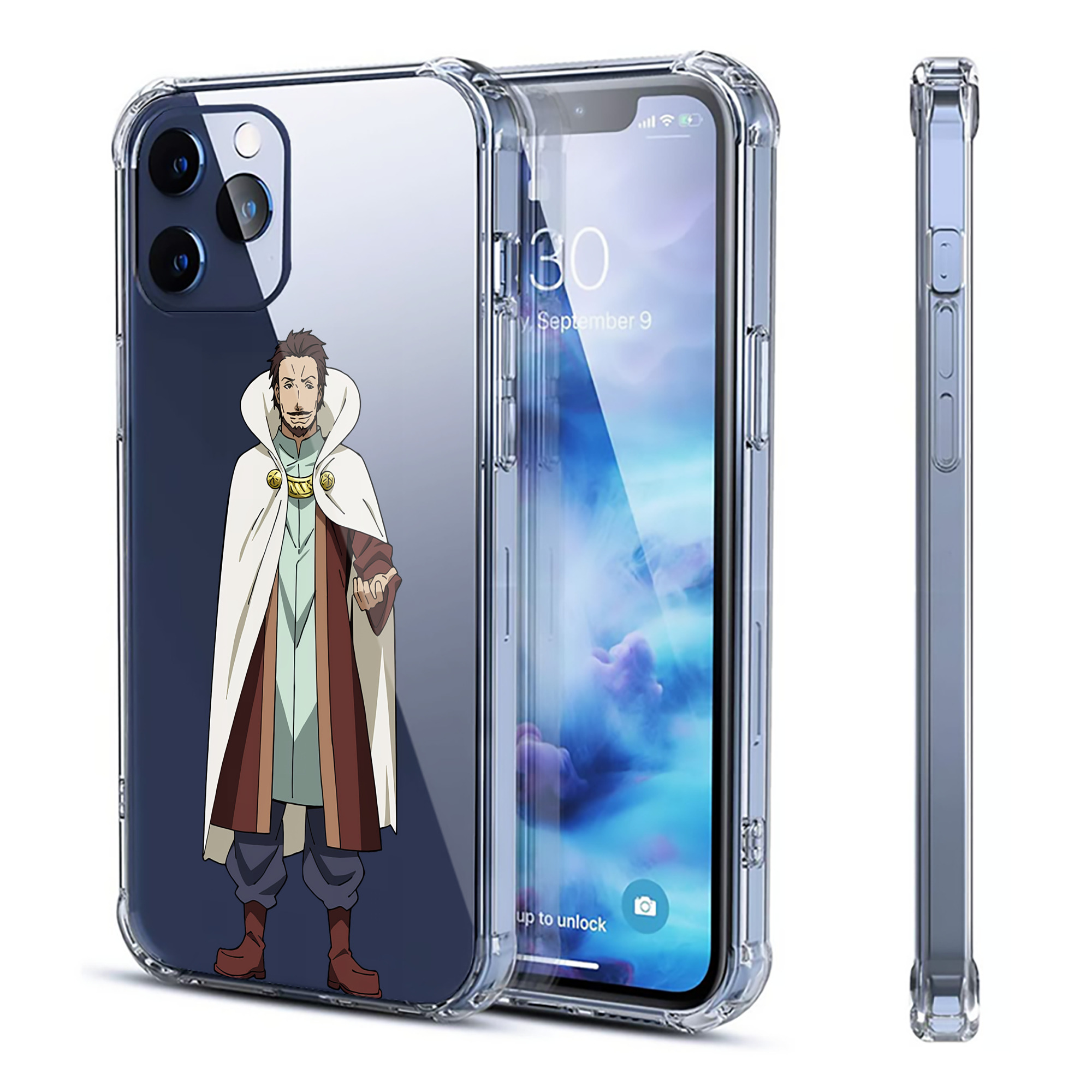（画像用） 転スラ Regarding Reincarnated to Slime 【iPhone 12シリーズ対応】透明スマホケース（クリアソフトケース）
